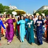 La 9e Fête de l'áo dài très animée à Hô Chi Minh-Ville