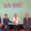 Panorama de la cérémonie de remise des Prix nationaux de l’information pour l'étranger 2018 