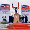 Inauguration de la statue du grand poète russe Pouchkine à Hanoï