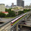 Premiers essais pour la section surélevée de la ligne de métro Nhon – gare de Hanoï