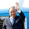 Le PM Nguyen Xuan Phuc part pour participer au 2e Forum de "la Ceinture et la Route" en Chine