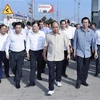 Le PM en visite sur le chantier de l’autoroute Trung Luong-My Thuan