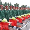 Gia Lai : Inhumation des restes de soldats vietnamiens tombés au Cambodge