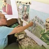 Les insolites tableaux du Président Hô Chi Minh en timbres-poste