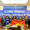 Le Vietnam remporte quatre médailles d’or aux Olympiades internationales junior des sciences