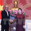 La présidente de l’AN reçoit l’ambassadeur cubain au Vietnam