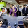 La présidente de l’AN Nguyen Thi Kim Ngan visite l’Université Ton Duc Thang