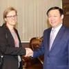 Le vice-PM Vuong Dinh Huê reçoit des diplomates allemands