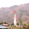 Lao Cai : inauguration du mât du drapeau de Lung Po
