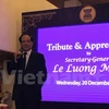 Lê Luong Minh confiant dans le développement de l’ASEAN