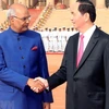 Vietnam-Inde : les deux présidents affirment approndir les liens