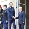 Entrevue entre le secrétaire général du PCV et le Premier ministre français