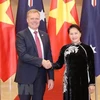 Entretien entre Nguyên Thi Kim Ngân et Tony Smith à Hanoi