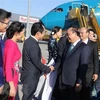 Le PM Nguyen Xuan Phuc est arrivé à Vienne pour sa visite officielle en Autriche