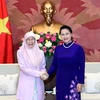 La présidente de l’AN Nguyên Thi Kim Ngân reçoit la vice-PM malaisienne Wan Ismail