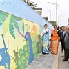 Inauguration de la fresque en céramique du Sri Lanka à Hanoï