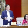 Vuong Dinh Huê travaille avec la commission chargée des députés de l’Assemblée nationale