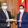 Le Premier ministre Pham Minh Chinh reçoit l'ambassadeur du Japon au Vietnam