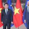 La présidente de l'AN Vuong Dinh Hue rencontre le président du Conseil européen