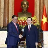 Le président Vo Van Thuong reçoit le vice-Premier ministre cambodgien 