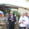 Le secrétaire général adjoint de l'ONU rencontre l'unité de génie militaire N°1 du Vietnam à Abyei