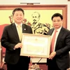Le représentant en chef de la JICA au Vietnam à l'honneur