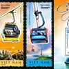 Une nouvelle collection de timbres présente des téléphériques vietnamiens