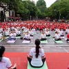 Plus de 1.000 personnes célèbrent la Journée internationale du yoga à Hanoï