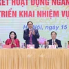 Le PM Pham Minh Chinh à une conférence-bilan du secteur bancaire