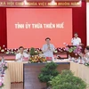 Le président de l'AN travaille avec la permanence du Comité du Parti de Thua Thiên-Huê