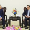Le vice-PM Tran Luu Quang reçoit le directeur général du complexe Samsung Vietnam