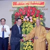 Fête Vu Lan : le vice-PM Tran Luu Quang félicite les dignitaires et les fidèles bouddhistes à HCM-Ville