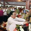 Le président Vo Van Thuong rend hommage au président Hô Chi Minh