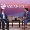 Le Premier ministre Pham Minh Chinh rencontre son homologue canadien Justin Trudeau