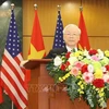 Allocution du secrétaire général Nguyen Phu Trong à la presse après son entretien avec le président Joe Biden