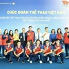 Une délégation d'athlètes vietnamiens part pour l'ASIAD 19 en Chine