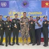 La MINUSS décerne la Médaille de maintien de la paix de l’ONU à trois officiers de police vietnamiens