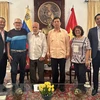 Rencontre à l'honneur des guérilleros vénézuéliens paticipant à la campagne de Nguyên Van Trôi