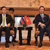 Le président Vo Van Thuong reçoit le Premier ministre cambodgien Hun Manet