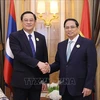 Le PM Pham Minh Chinh rencontre son homologue laotien Sonexay Siphandone