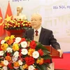 Le secrétaire général du PCV Nguyen Phu Trong à la 32e Conférence de la diplomatie