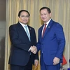 Le Premier ministre Pham Minh Chinh rencontre son homologue cambodgien à Melbourne