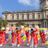 Promotion de la culture vietnamienne lors d'un défilé international à Macao en Chine