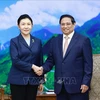 Le Premier ministre Pham Minh Chinh reçoit la ministre chinoise de la Justice