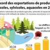 [Infographie] Record des exportations de produits agricoles, sylvicoles, aquacoles en 2018