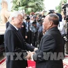 Les activités du secrétaire général du PCV et président Nguyen Phu Trong au Cambodge