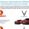 Les marques vietnamiennes affirment leurs positions dans le monde