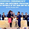 Le Vietnam et l'UE signent les accords de libre-échange et de protection des investissements