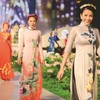 Défilé de l’ao dai - patrimoine culturel du Vietnam