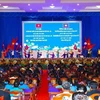 Metting en l'honneur des anniversaires des relations Laos-Vietnam à Khammoune
